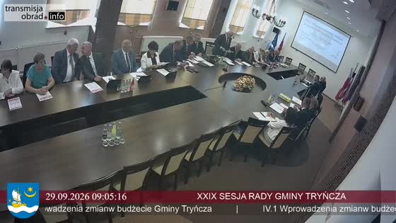 XXIX SESJA RADY GMINY TRYŃCZA