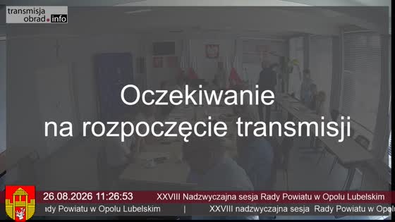 XXVIII Nadzwyczajna sesja Rady Powiatu w Opolu Lubelskim