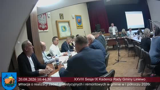 XXVIII Sesja IX Kadencji Rady Gminy Liniewo