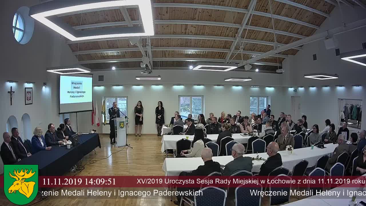 Uroczysta Sesja XV/2019 Rady Miejskiej w Łochowie