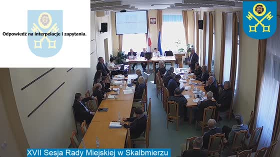 XVII Sesja Rady Miejskiej w Skalbmierzu cz. II | transmisjaobrad.info