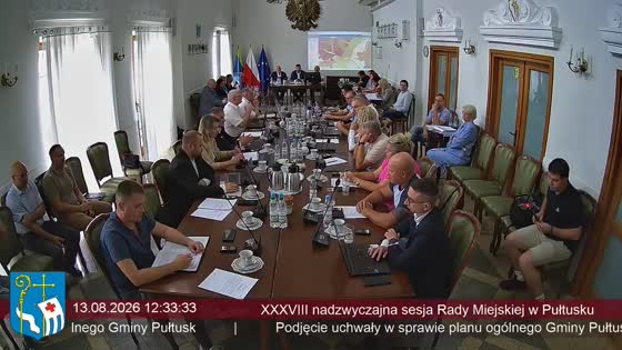XXXVIII nadzwyczajna sesja Rady Miejskiej w Pułtusku