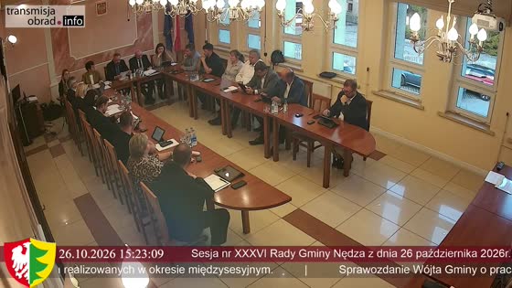 Sesja nr XXXVI Rady Gminy Nędza z dnia 26 października 2026r.