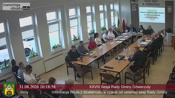 XXVIII Sesja Rady Gminy Dźwierzuty