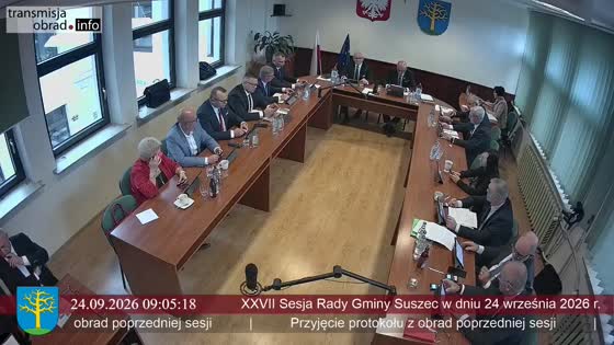 XXVII Sesja Rady Gminy Suszec w dniu 24 września 2026 r.