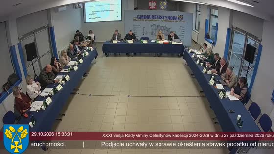 XXXI Sesja Rady Gminy Celestynów kadencji 2024-2029 w dniu 29 października 2026 roku