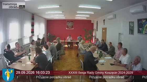 XXXIII Sesja Rady Gminy Koszęcin 2024-2029