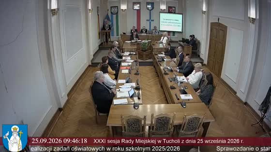 XXXI sesja Rady Miejskiej w Tucholi z dnia 25 września 2026 r.