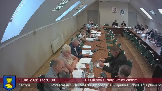 XXXIX sesja Rady Gminy Zadzim