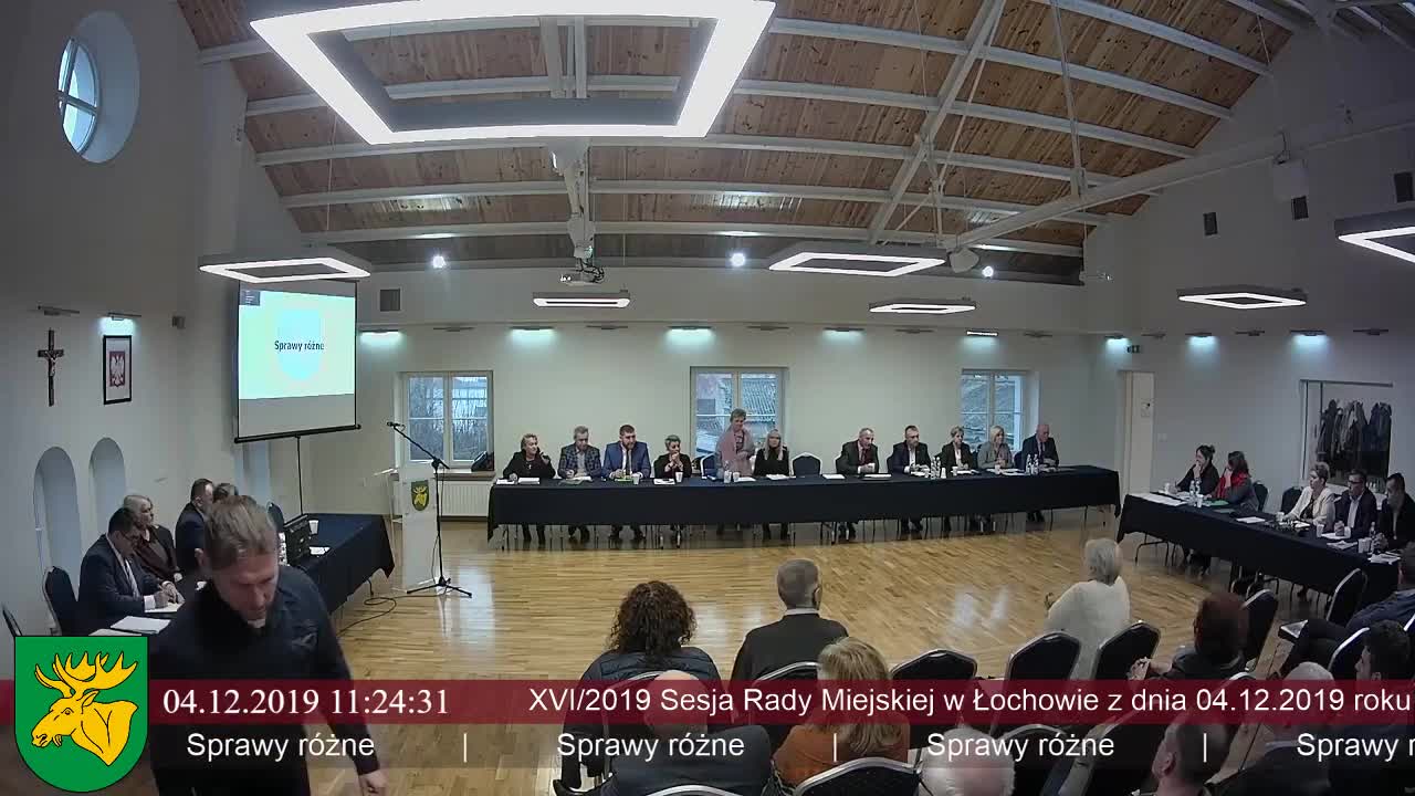 Sesja XVI/2019 Rady Miejskiej w Łochowie
