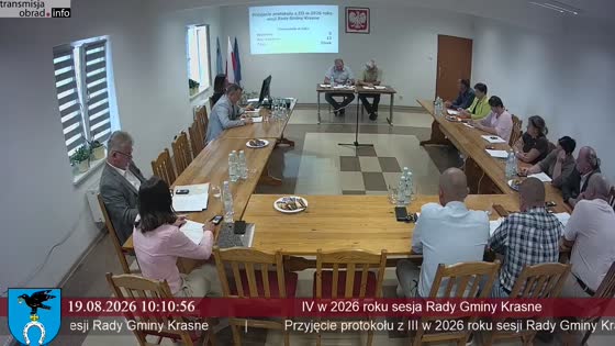 IV w 2026 roku sesja Rady Gminy Krasne