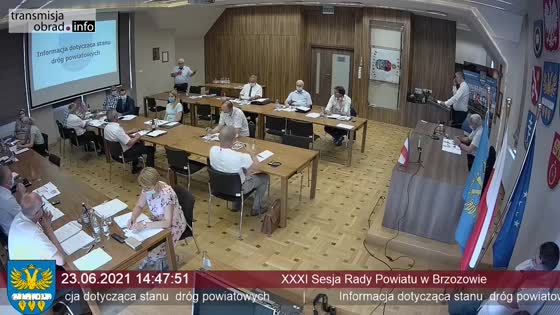 XXXI SESJA RADY POWIATU W BRZOZOWIE - 23 czerwca 2021 r.