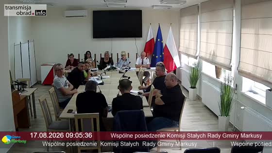 Wspólne posiedzenie Komisji Stałych Rady Gminy Markusy