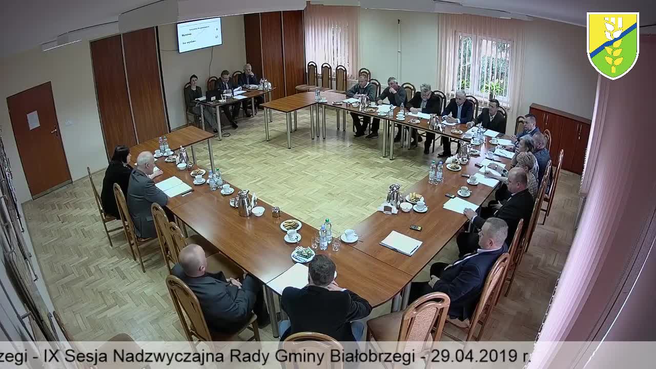 Transmisja IX sesji nadzwyczajnej Rady Gminy