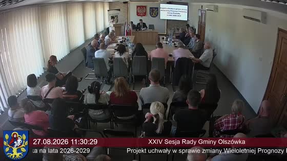 XXIV Sesja Rady Gminy Olszówka