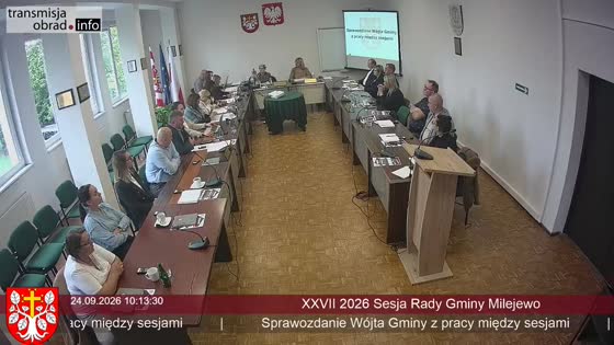 XXVII Sesja Rady Gminy Milejewo