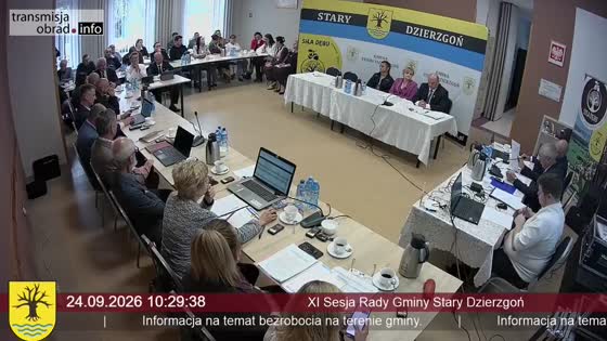 XI Sesja Rady Gminy Stary Dzierzgoń