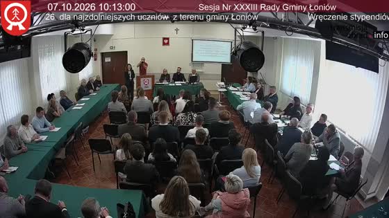 Sesja Nr XXXIII Rady Gminy Łoniów