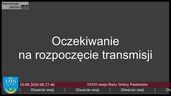 XXVIII sesja Rady Gminy Pawłosiów