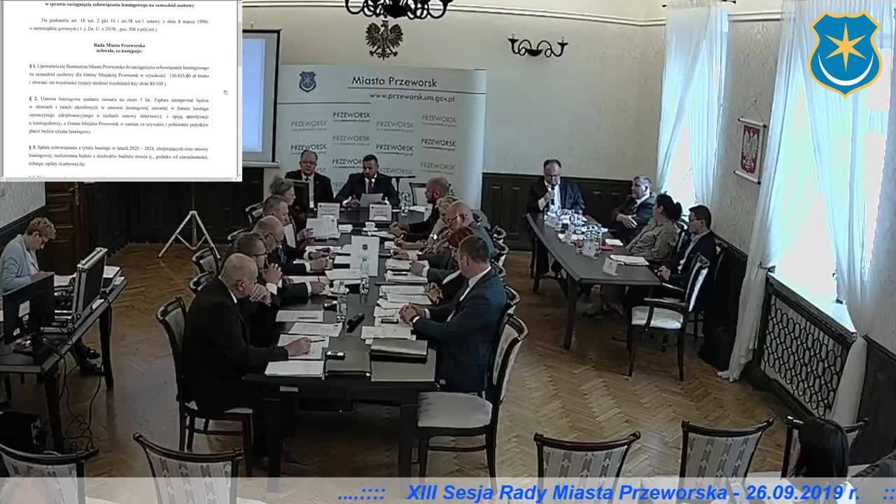 XIII Sesja Rady Miasta Przeworska