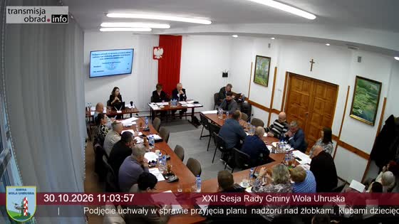 XXII Sesja Rady Gminy Wola Uhruska