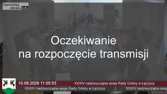 XXXIV nadzwyczajna sesja Rady Gminy w Łęczycy