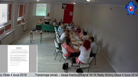 IX Sesja Rady Gminy w Oksie