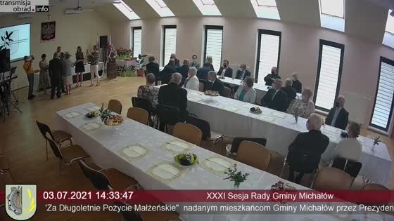 XXXI Sesja Rady Gminy Michałów - 03.07.2021