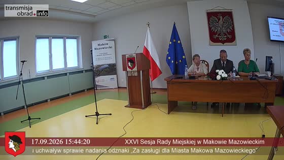 XXVI Sesja Rady Miejskiej w Makowie Mazowieckim