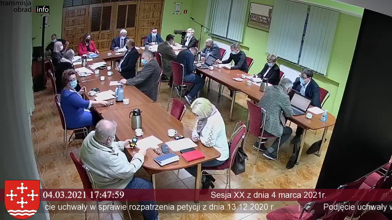 XX Sesja Rady Gminy Kamieniec