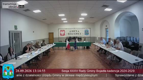 Sesja XXXV Rady Gminy Bojadła kadencja 2024-2029