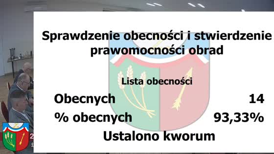 XXXVII Sesja Rady Gminy Złota