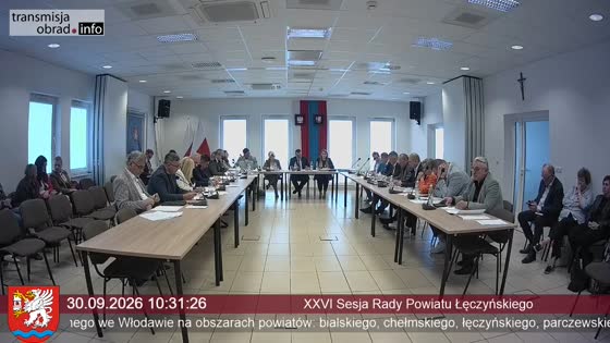 XXVI Sesja Rady Powiatu Łęczyńskiego