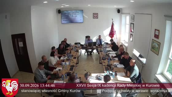 XXVII Sesja IX kadencji Rady Miejskiej w Kurowie