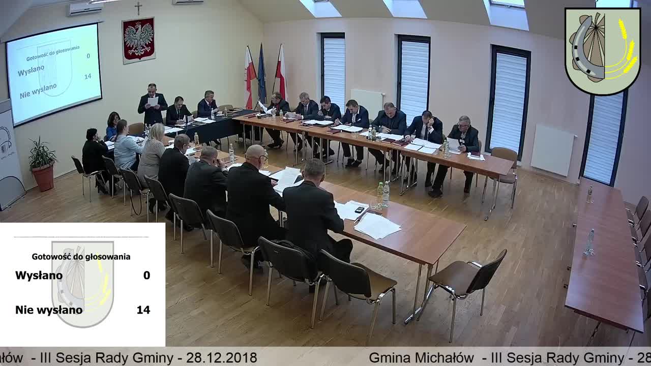 III Sesja Rady Gminy Michałów - 28.12.2018