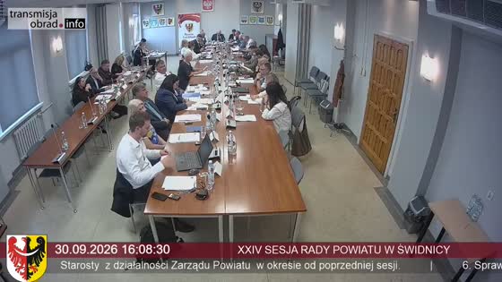 XXIV SESJA RADY POWIATU W ŚWIDNICY