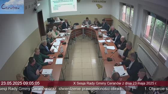 X Sesja Rady Gminy Ceranów z dnia 23 maja 2025 r.