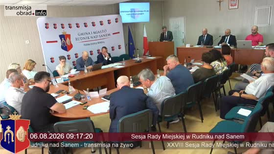 XXVIII sesja Rady Miejskiej w Rudniku nad Sanem