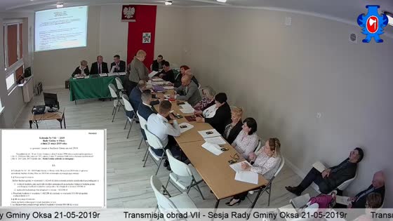 VII Sesja Rady Gminy w Oksie