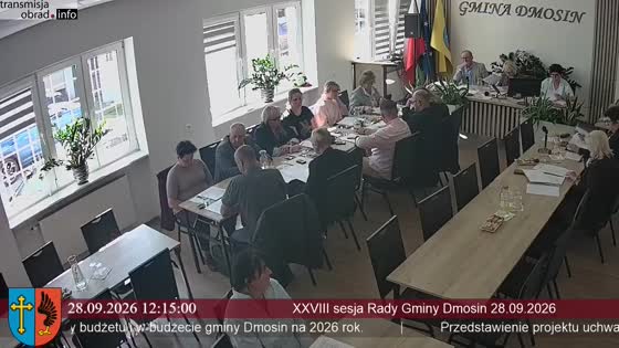XXVIII sesja Rady Gminy Dmosin 28.09.2026