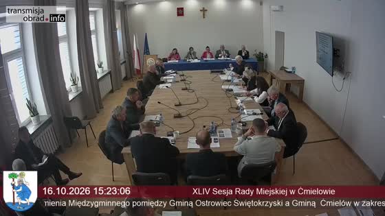 XLIV Sesja Rady Miejskiej w Ćmielowie