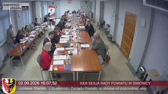 XXIII SESJA RADY POWIATU W ŚWIDNICY