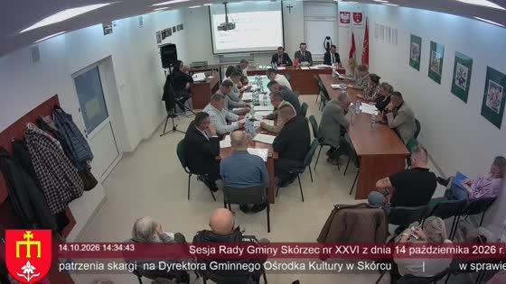 Sesja Rady Gminy Skórzec nr XXVI z dnia 14 października 2026 r.
