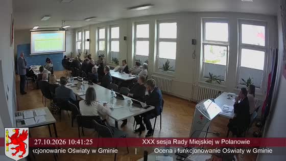XXX sesja Rady Miejskiej w Polanowie