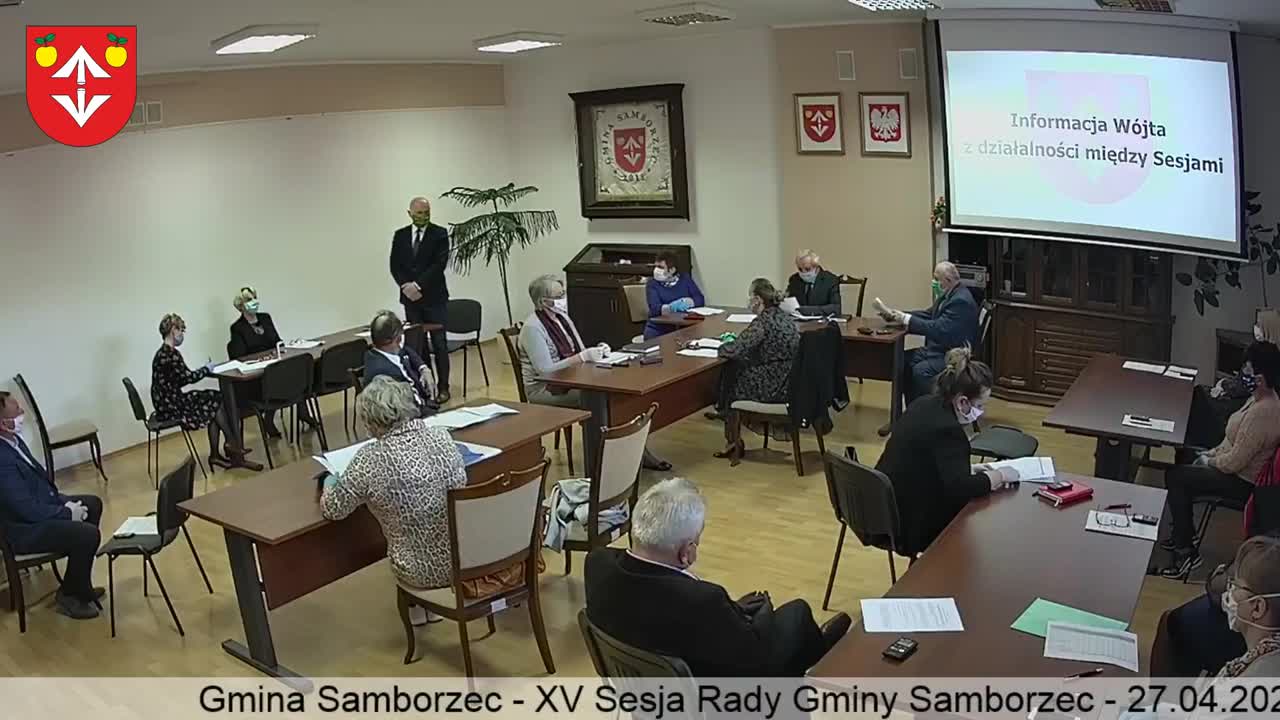 XV Sesja Rady Gminy Samborzec - 27.04.2020 r.