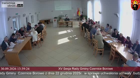 XV Sesja Rady Gminy Czernice Borowe