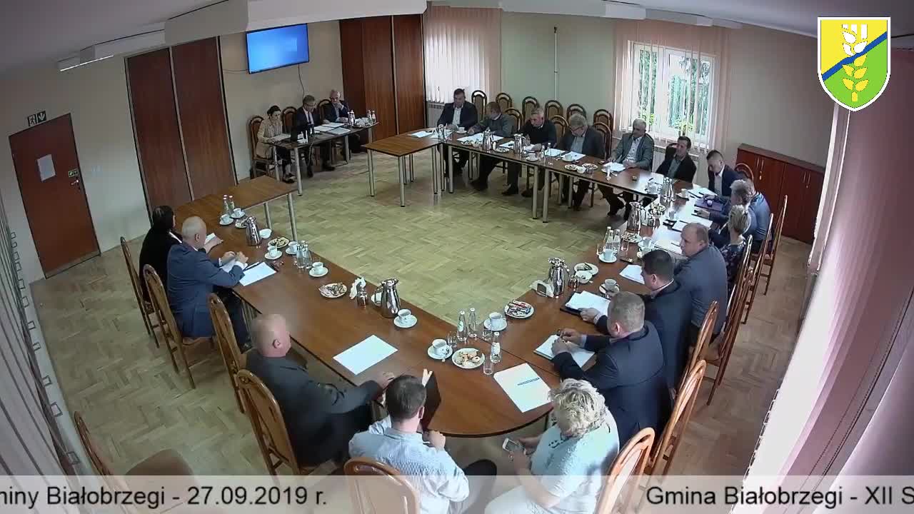 Transmisja XII sesji Rady Gminy