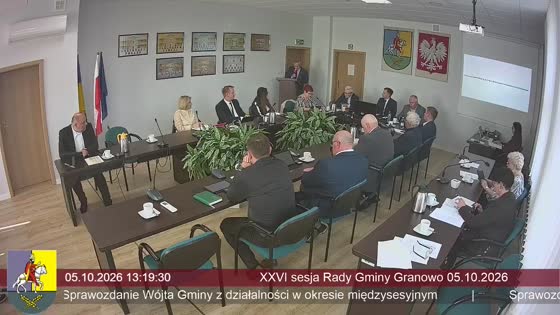XXVI sesja Rady Gminy Granowo 05.10.2026