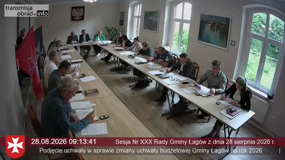 Sesja Nr XXX Rady Gminy Łagów z dnia 28 sierpnia 2026 r.