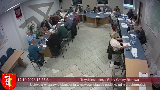 Trzydziesta sesja Rady Gminy Bierawa